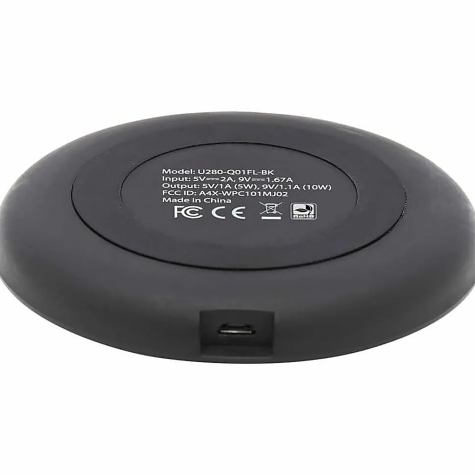Eaton Tripp Lite Series Wireless Phone Charger - 10W, Qi Certified, Apple and Samsung Compatible, Black - U280Q01FLBK
