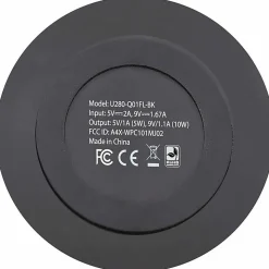 Eaton Tripp Lite Series Wireless Phone Charger - 10W, Qi Certified, Apple and Samsung Compatible, Black - U280Q01FLBK
