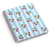 Eccolo BTS Notebook, 8-1/2" x 11", 1 Subject, College Rule, 80 Sheets, Cherries