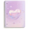 Eccolo BTS Notebook, 8-1/2" x 11-3/4", 1 Subject, College Rule, 80 Sheets, Heart