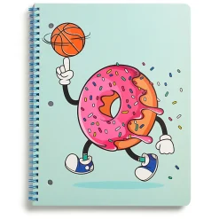 Eccolo BTS Notebook, 8-1/2" x 11", 1 Subject, College Rule, 80 Sheets, Doughnut