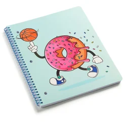 Eccolo BTS Notebook, 8-1/2" x 11", 1 Subject, College Rule, 80 Sheets, Doughnut