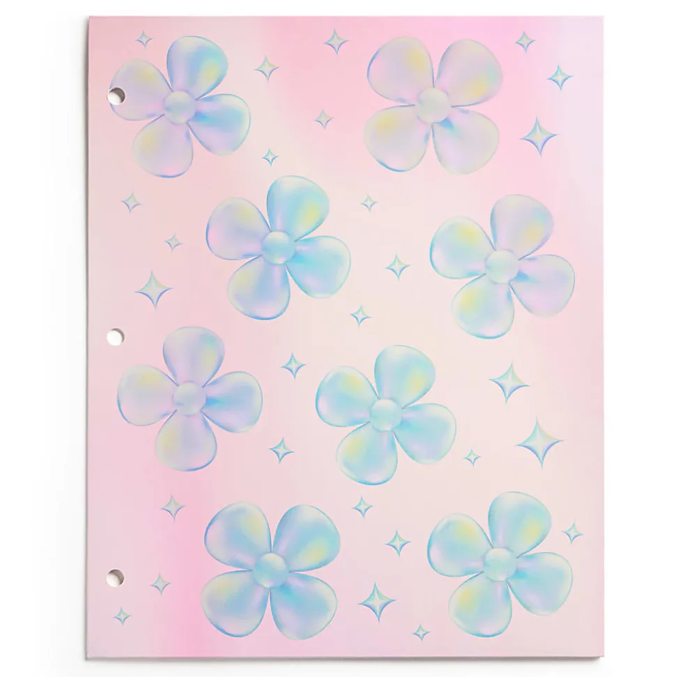 Eccolo BTS 2-Pocket Folder, Daisies, 11-5/8" x 9-5/8", Total Qty 1