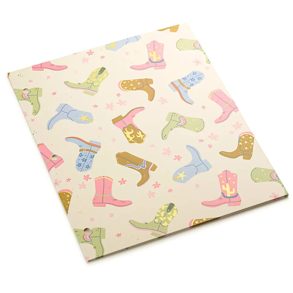Eccolo BTS 2-Pocket Folder, 8-1/2" x 11", Boots