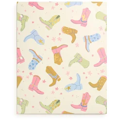 Eccolo BTS 2-Pocket Folder, 8-1/2" x 11", Boots