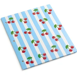 Eccolo BTS 2-Pocket Folder, 8-1/2" x 11", Cherries
