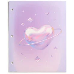 Eccolo BTS 2-Pocket Folder, 8-1/2" x 11", Heart