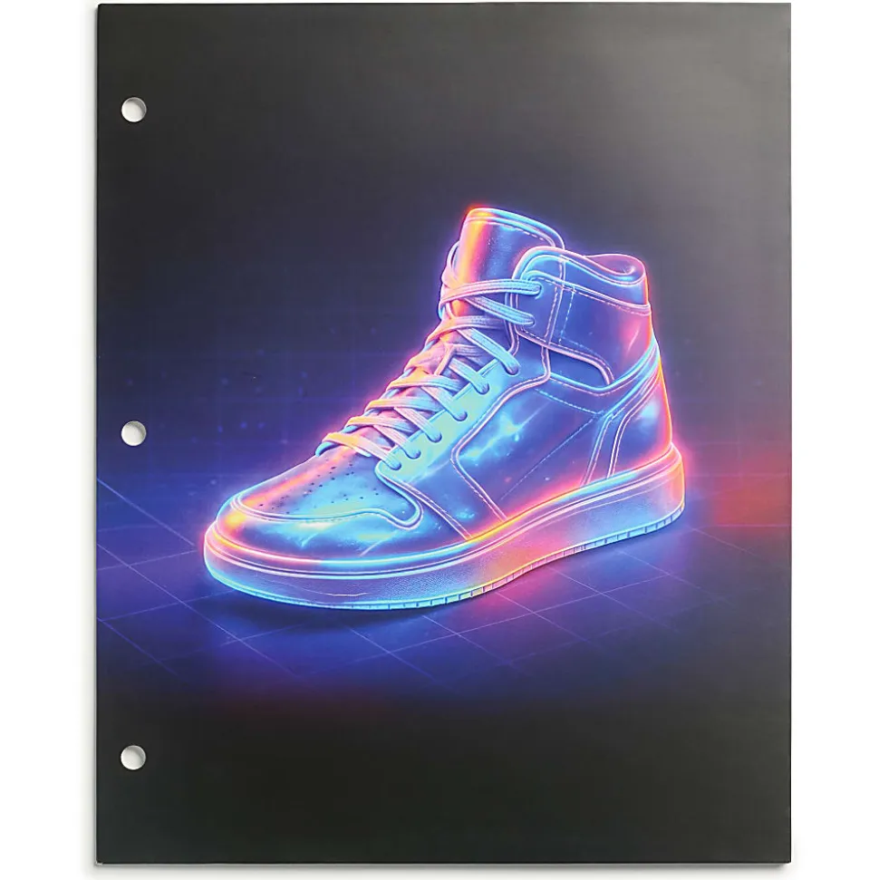 Eccolo BTS 2-Pocket Folder, 8-1/2" x 11", Sneaker