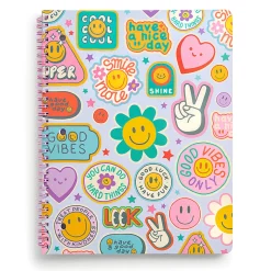 Eccolo BTS Spiral Notebook, 8-1/2" x 11", 1 Subject, College Rule, 80 Sheets, Multicolor, Total Qty 1