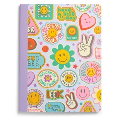 Eccolo CompBook, 7” x 9", 1 Subject, College Rule, 80 Sheets, Patches