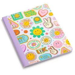 Eccolo CompBook, 7” x 9", 1 Subject, College Rule, 80 Sheets, Patches