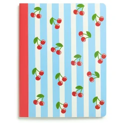 Eccolo CompBook, 7” x 9", 1 Subject, College Rule, 80 Sheets, Cherries