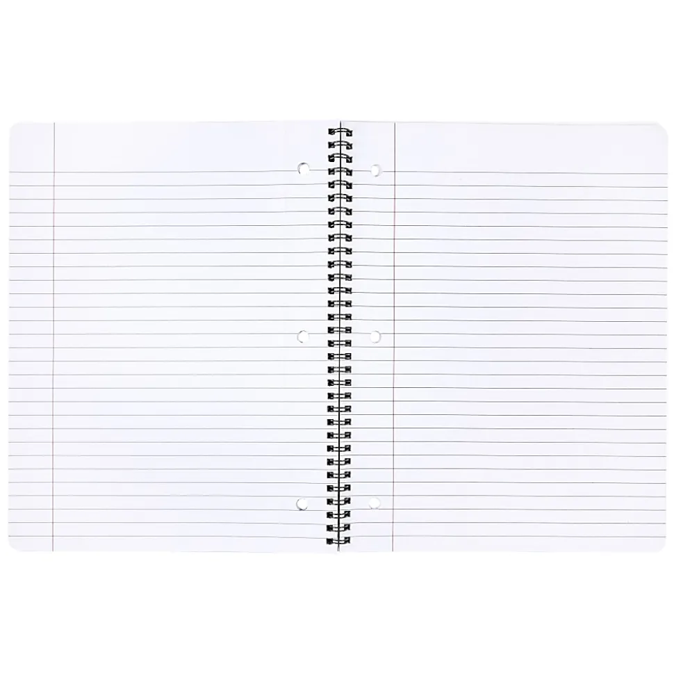 Eccolo Composition Spiral Notebook, 8-1/2” x 11-3/4”, 1 Subject, College Rule, 80 Sheets, Kitsch In Space