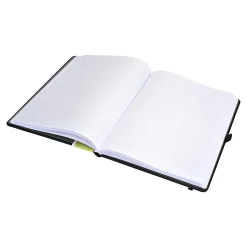 Eccolo™ Cool Jazz Journal, 7" x 9.5", Lined, 192 Pages, Black