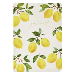 Eccolo Flexi Journal, 6” x 8”, College Rule, 192 Pages, Lemon Branch