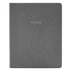 Eccolo Flexi Journal, 8” x 10”, College Rule, 265 Pages, Textured Gray