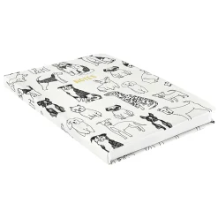 Eccolo Notebook, 6” x 8”, 1 Subject, College Rule, 256 Pages, Dog