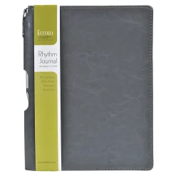 Eccolo™ Rhythm Journal, 6" x 8", Lined, 192 Pages, Gray