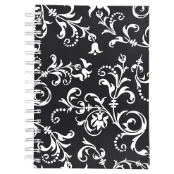Eccolo™ Wiro Journal, 8 1/2" x 11", Ruled, 200 Pages, Black/White