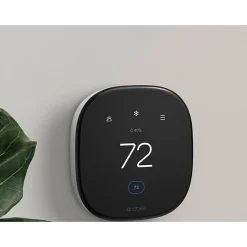 ecobee Smart Thermostat Enhanced - For Smartphone, Home - Alexa, HomeKit, SmartThings, IFTTT, Google Assistant Supported