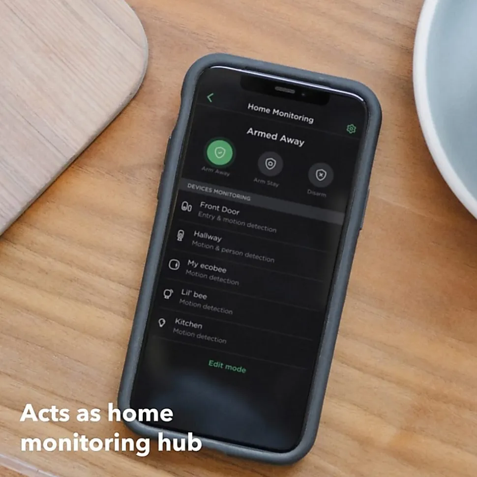 ecobee Smart Thermostat Enhanced - For Smartphone, Home - Alexa, HomeKit, SmartThings, IFTTT, Google Assistant Supported