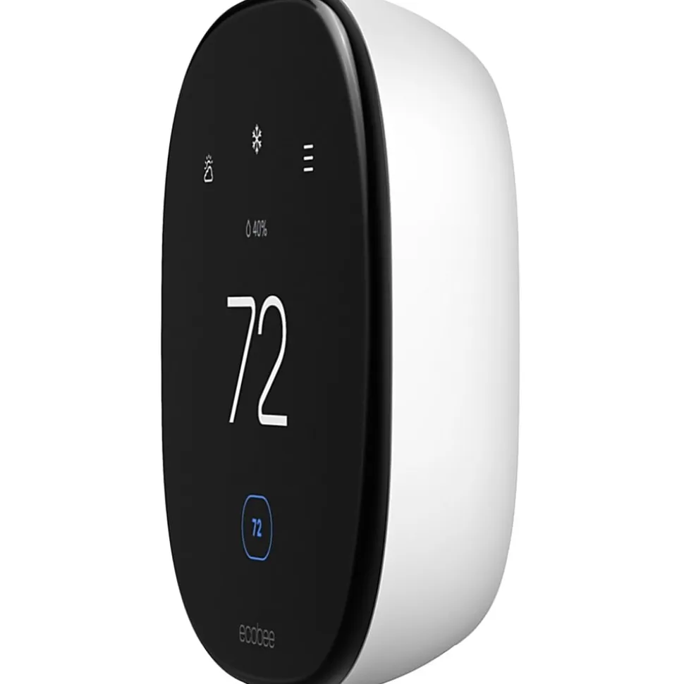ecobee Smart Thermostat Enhanced - For Smartphone, Home - Alexa, HomeKit, SmartThings, IFTTT, Google Assistant Supported