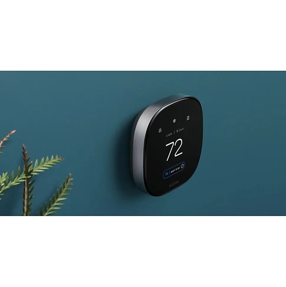 ecobee Smart Thermostat Premium - For Room - Alexa, Siri, HomeKit, SmartThings, IFTTT, Google Assistant Supported