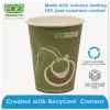 Eco-Products Evolution World PCF Hot Cups, 12 Oz, Sea Green, Pack Of 1,000