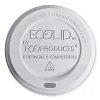 Eco-Products Hot Cup Lids, Fits 10-20 Oz Cups, Translucent, Pack Of 800 Lids