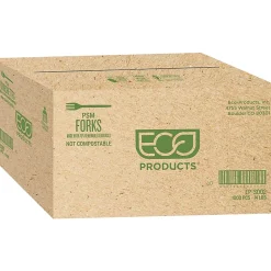 Eco-Products Plant Starch Forks, Cream, Pack Of 1,000