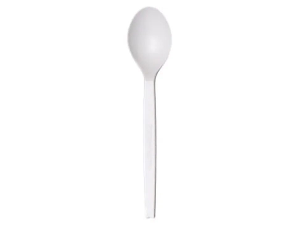 Eco-Products® Plant Starch Material Cutlery, Spoons, Beige, Pack Of 50