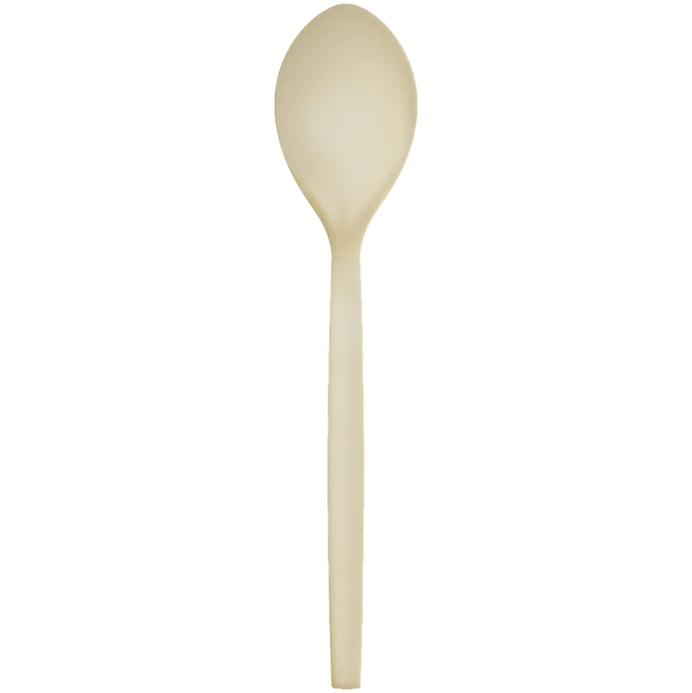 Eco-Products® Plant Starch Material Cutlery, Spoons, Beige, Pack Of 50