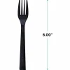 Eco-Products® Polystyrene Forks, Black, 100% Recycled, Box Of 1,000