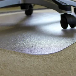Ecotex BioPlus Polycarbonate Chair Mat for Low / Medium Pile Carpets up to 1/2" thick - 46" x 60", Clear
