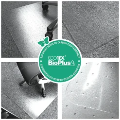 Ecotex BioPlus Polycarbonate Chair Mat for Low / Medium Pile Carpets up to 1/2