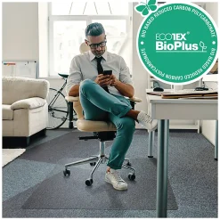 Ecotex BioPlus Polycarbonate Chair Mat for Low / Medium Pile Carpets up to 1/2