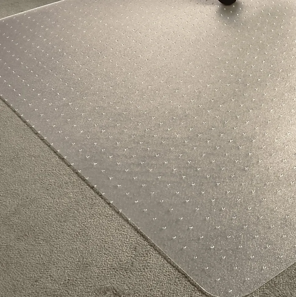 Ecotex BioPlus Polycarbonate Chair Mat for Low / Medium Pile Carpets up to 1/2" thick - 45" x 53"