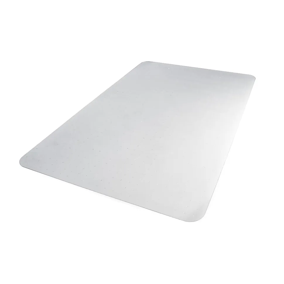 Ecotex BioPVC Chair Mat for Low Pile Carpets up to 1/4" Thick - 29" x 47", Clear