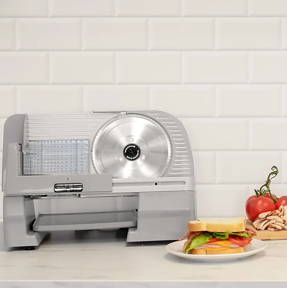 Edgecraft Chef'sChoice 615A Electric Food Slicer, 10-5/8"H x 11-7/16"W x 15"D, Silver