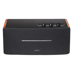 Edifier D12 Desktop 70W Continuous-Power Bluetooth Amplified Integrated Stereo Speaker With Remote, Brown