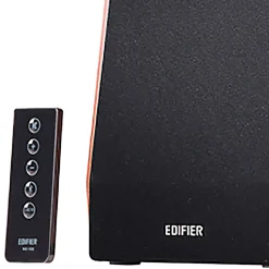 Edifier R1700BT 66-Watt RMS Amplified Bluetooth® Bookshelf Speaker System, Brown