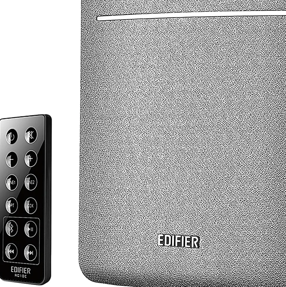 Edifier R1280DB 42-Watt RMS Amplified Bluetooth® Bookshelf Wired Speaker System, Brown