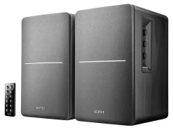 Edifier R1280DB 42-Watt RMS Amplified Bluetooth® Bookshelf Wired Speaker System, Black