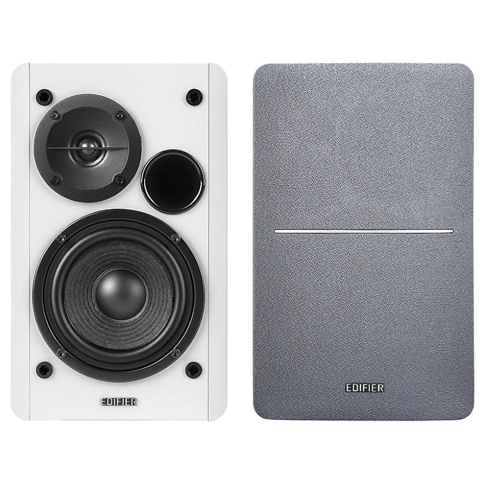 Edifier R1280T 42W Continuous-Power Amplified Bookshelf Speakers, White