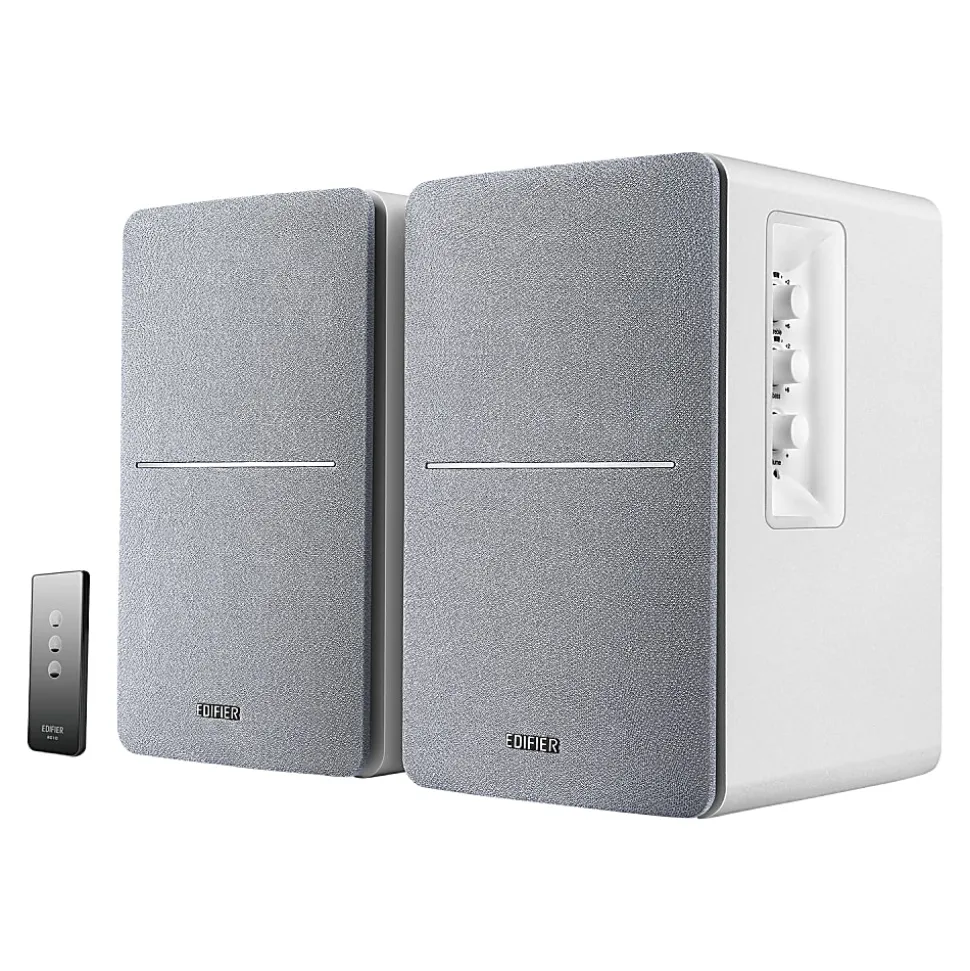 Edifier R1280T 42W Continuous-Power Amplified Bookshelf Speakers, White
