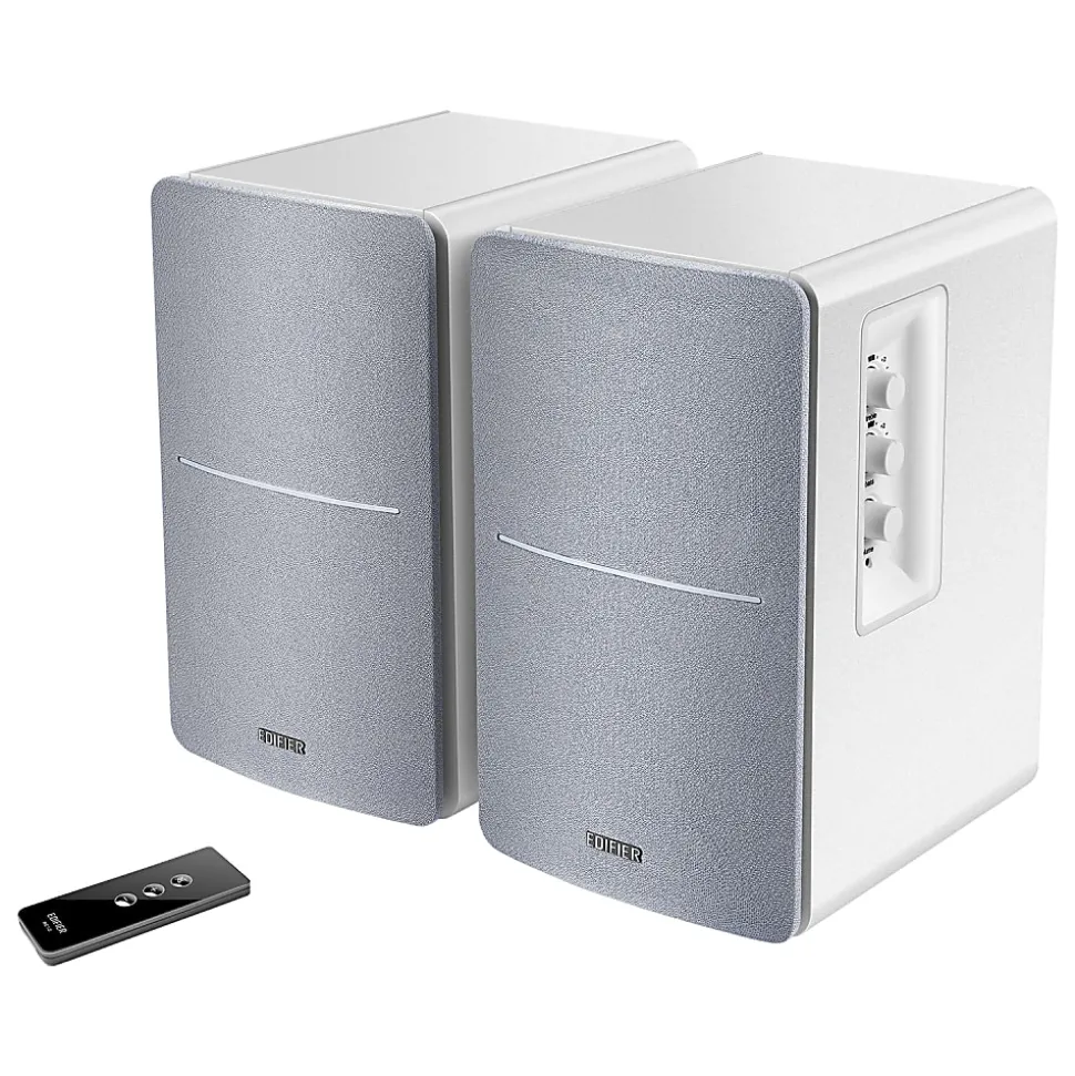 Edifier R1280T 42W Continuous-Power Amplified Bookshelf Speakers, White