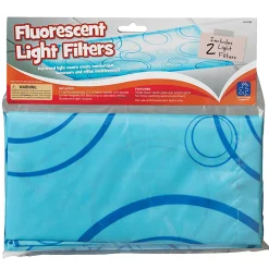 Educational Insights® Classroom Fluorescent Light Filters, 36" x 24", Blue, Pack Of 2