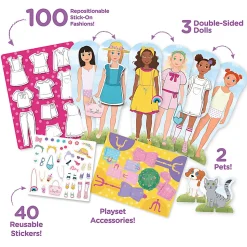 Educational Insights PaperCraft Sweet Boutique Paper Dolls Set