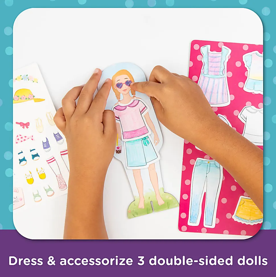 Educational Insights PaperCraft Sweet Boutique Paper Dolls Set