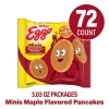 Eggo Bites Mini Pancakes, Maple, 3.03 Oz, Box Of 72 Mini Pancakes